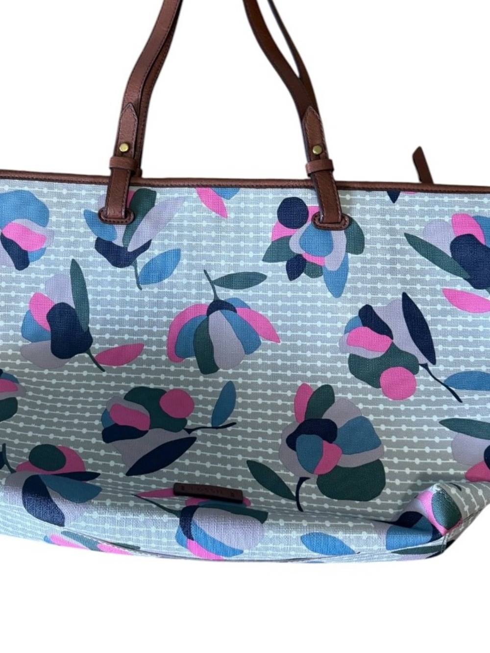 Fossil Rachel Large PVC Floral Tote Bag - Picture 4 of 12